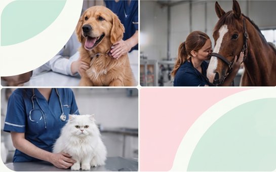 Veterinary community collage