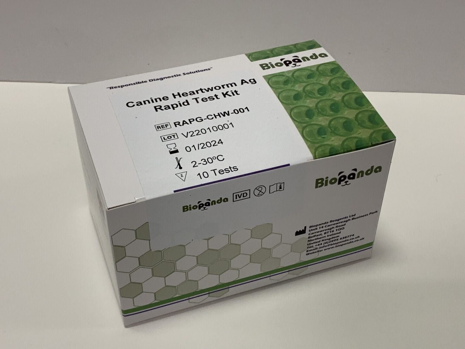 Canine Heartworm Antigen Rapid Test BIODX