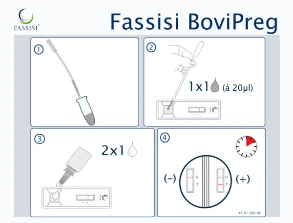 Bovine Pregnancy Rapid Test Kits (5 tests box) - Image 2
