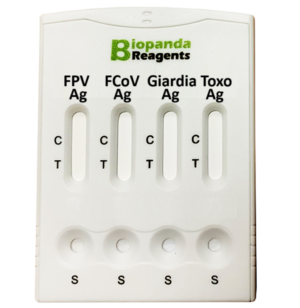 FPV Ag/FCoV Ag/Giardia Ag/Toxo Ag Combo Rapid Test (10 tests box)
